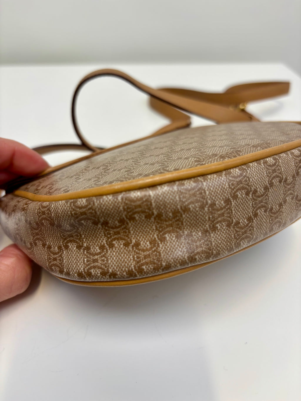 Celine Vintage 90,s Beige Crossbody Bag