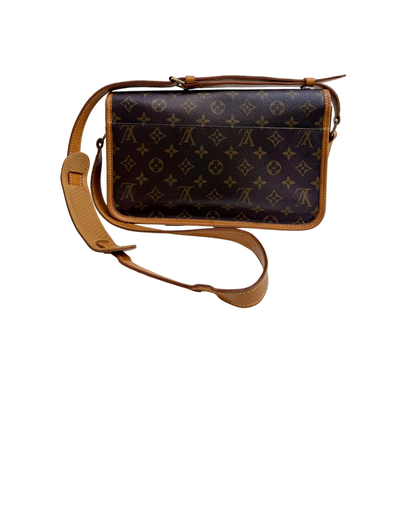 Louis Vuitton Gibecière MM Brown Monogram Crossbody Bag