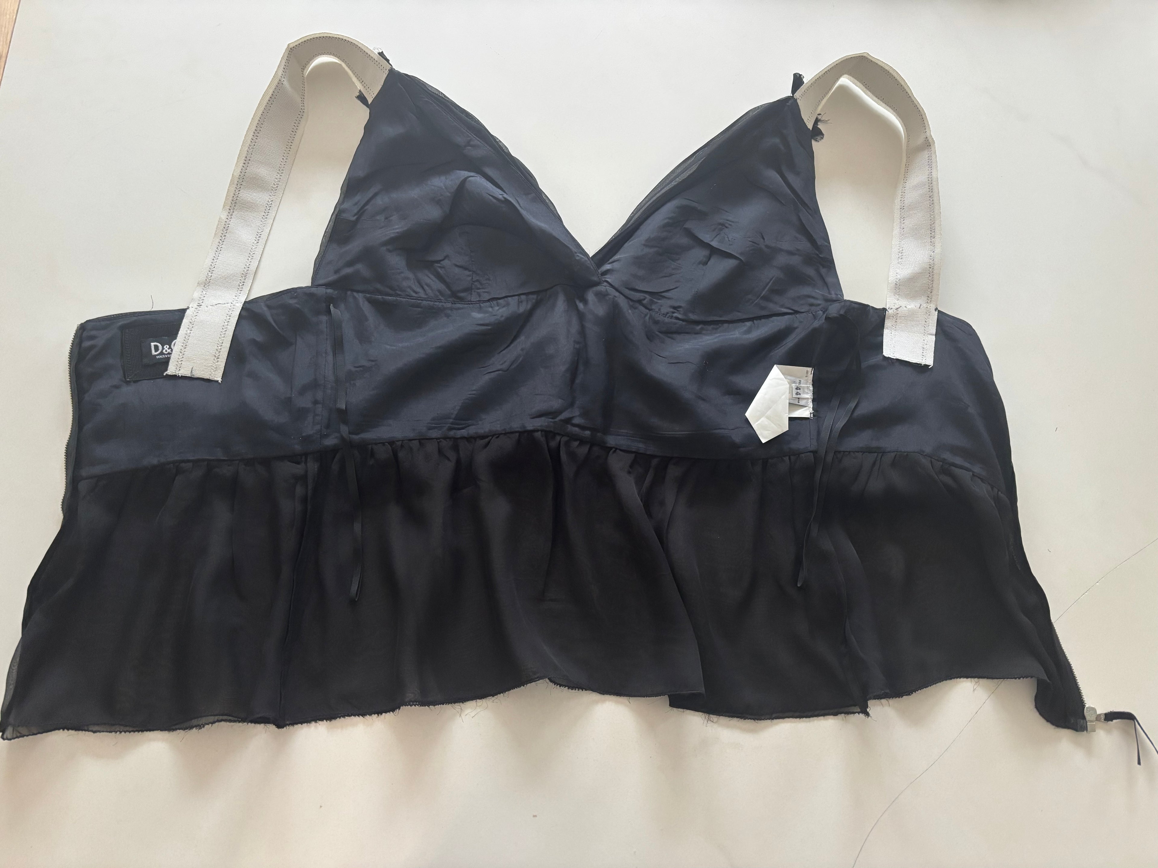 Dolce & Gabbana Tailored Silk Top - Size IT44/ EU M