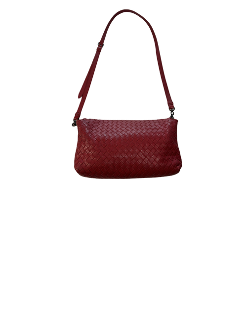 Bottega Veneta red leather shoulderbag