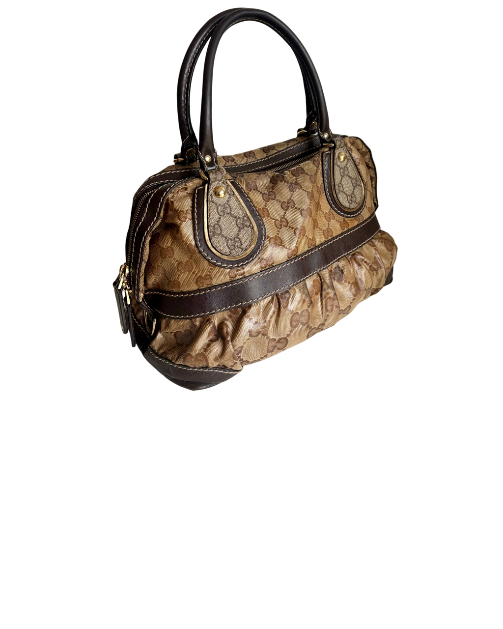 Gucci Vintage 90s Brown Handbag