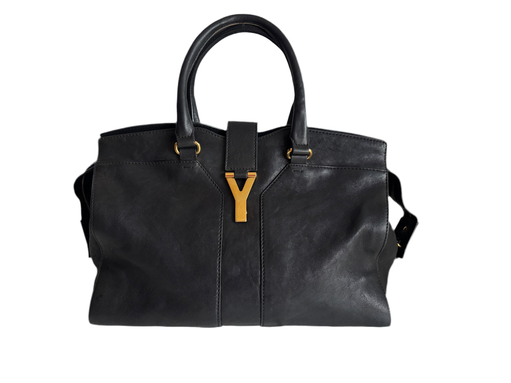 Saint Laurent Chyc Black Leather Handbag
