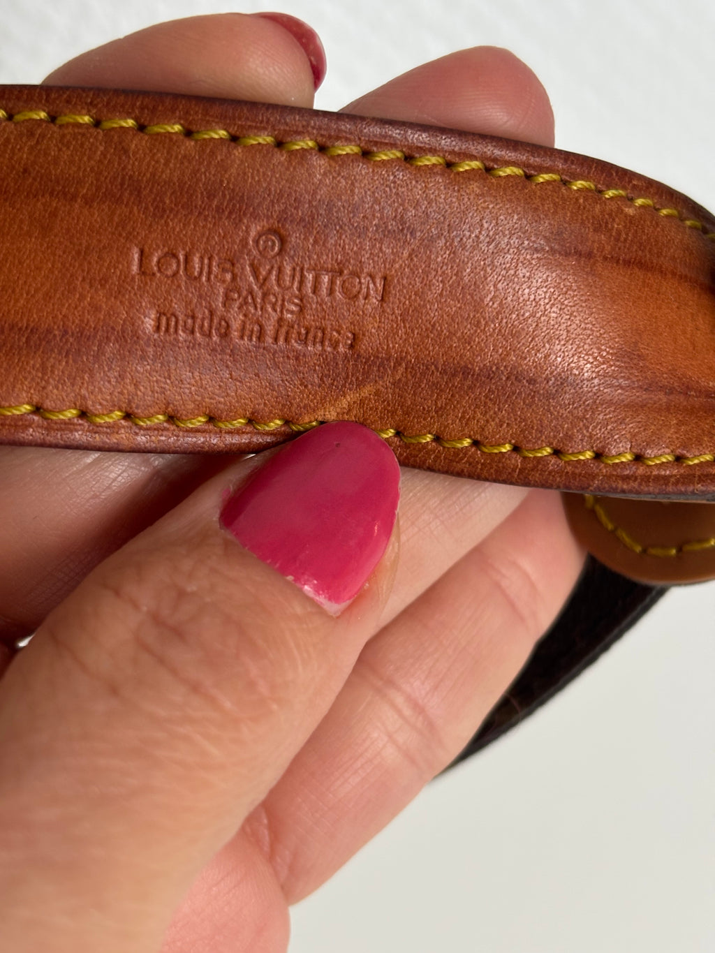 Louis Vuitton Pochette Marly Monogram Vintage 80s Brown Crossbody Bag