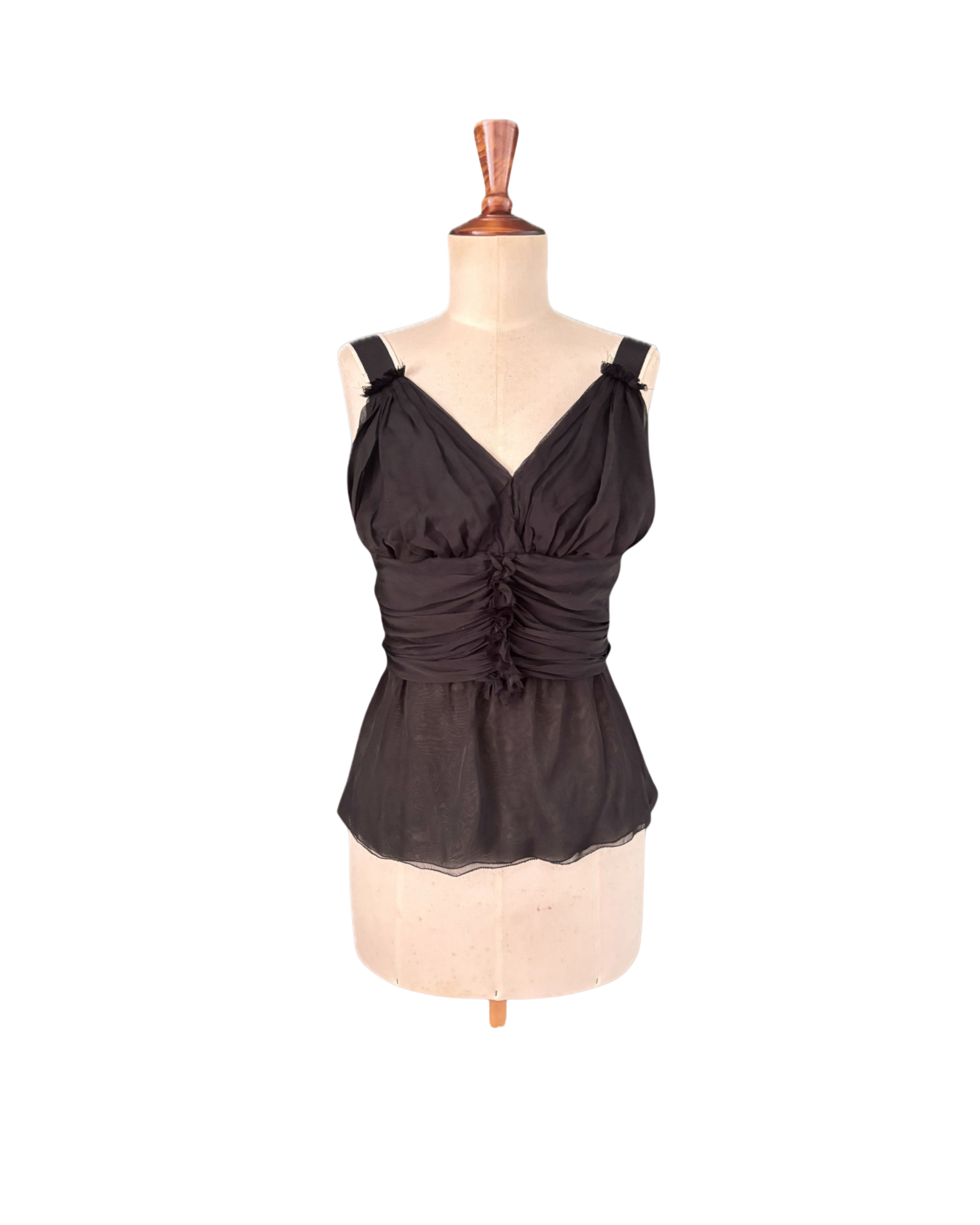 Dolce & Gabbana Tailored Silk Top - Size IT44/ EU M