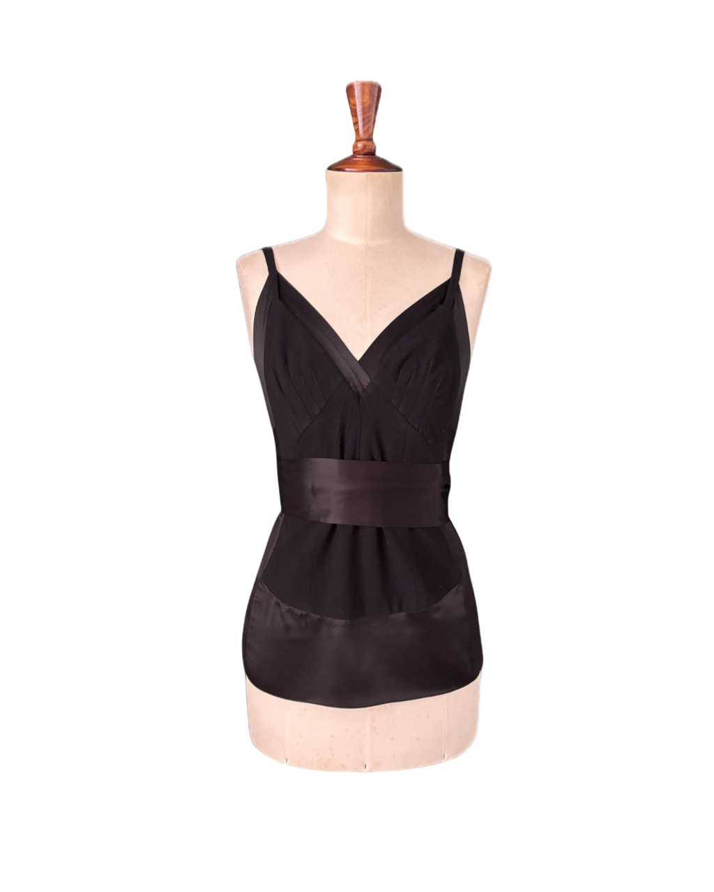 Dolce & Gabbana Silk-Blend Top with Waist Tie – Size IT 44 (EU M)