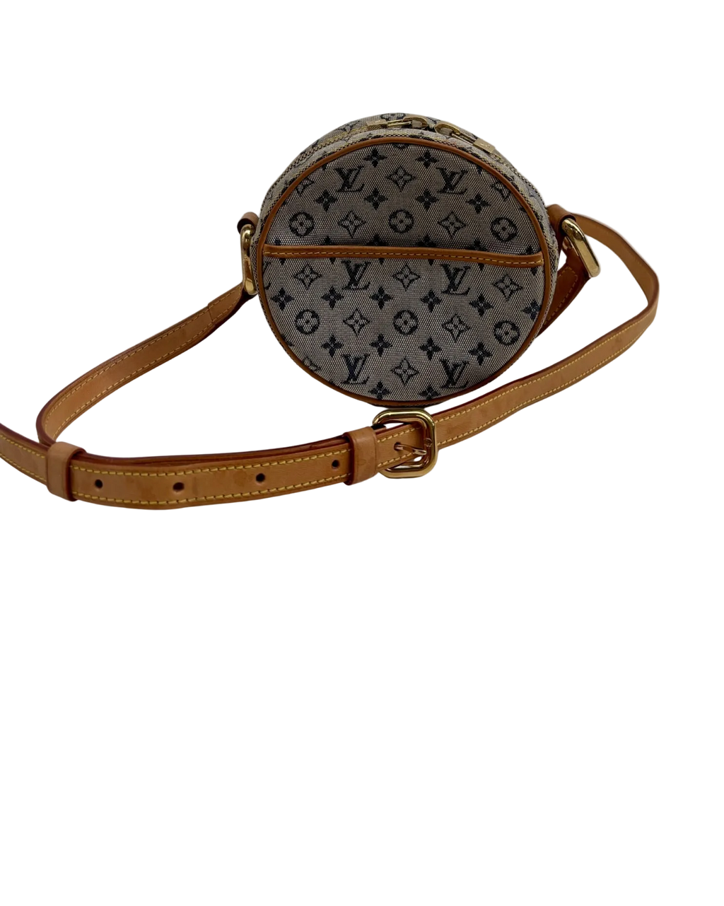 Louis Vuitton Jeanne PM Blue Mini Lin Round Crossbody Bag 2001