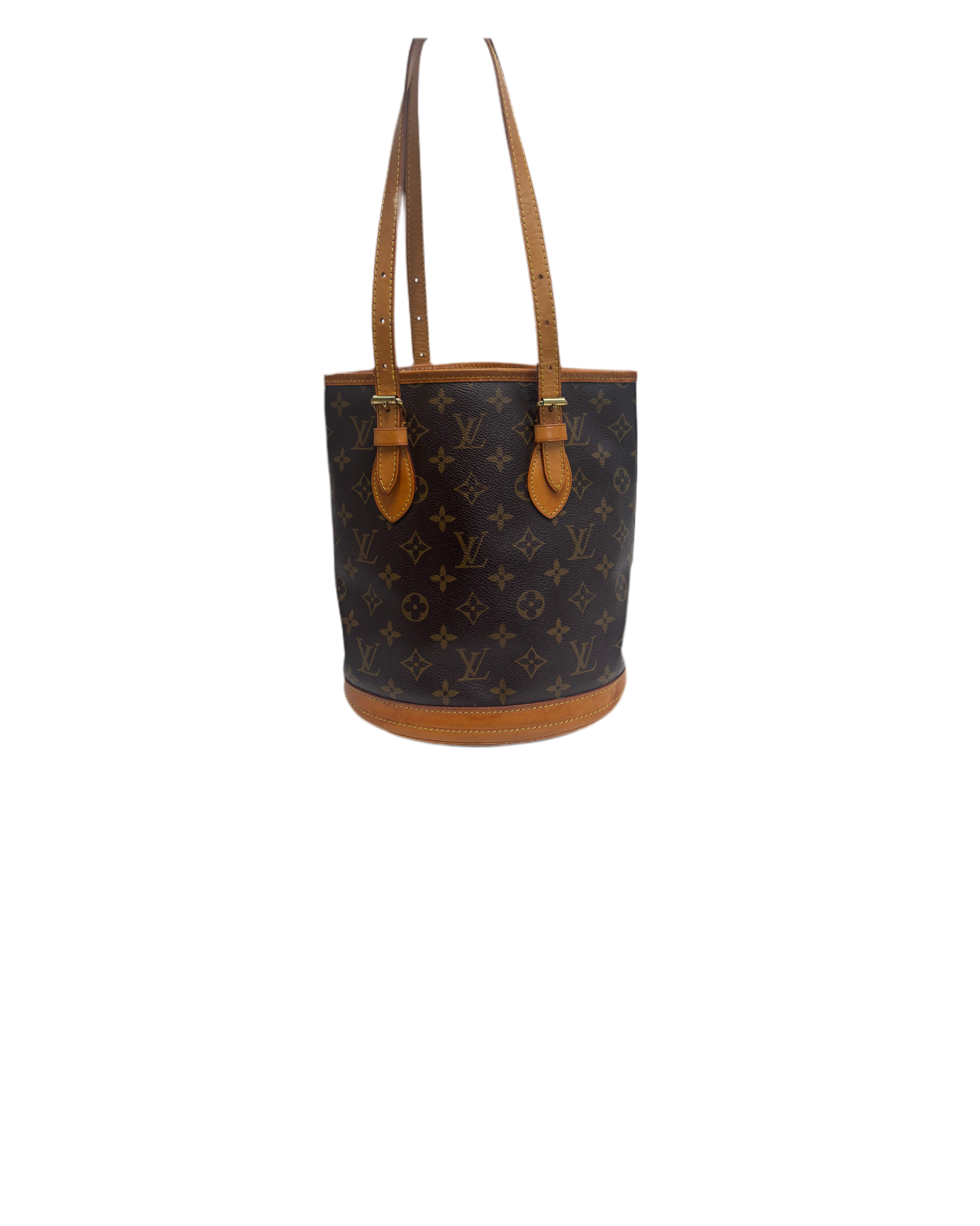 Louis Vuitton Tote Bag Bucket PM Brown Monogram