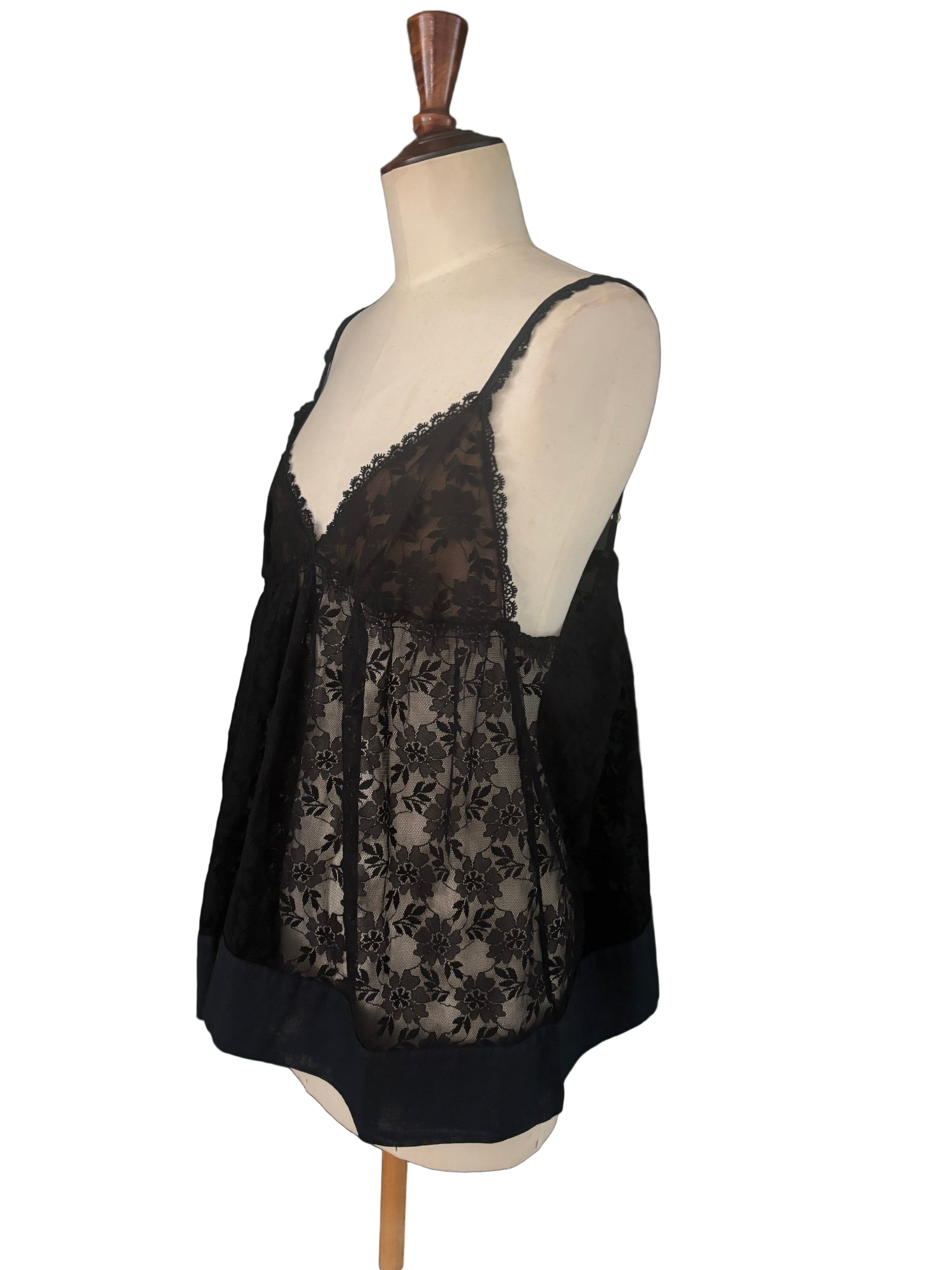 Dolce & Gabbana Black Lace Top – Size IT 44 / EU 38–40