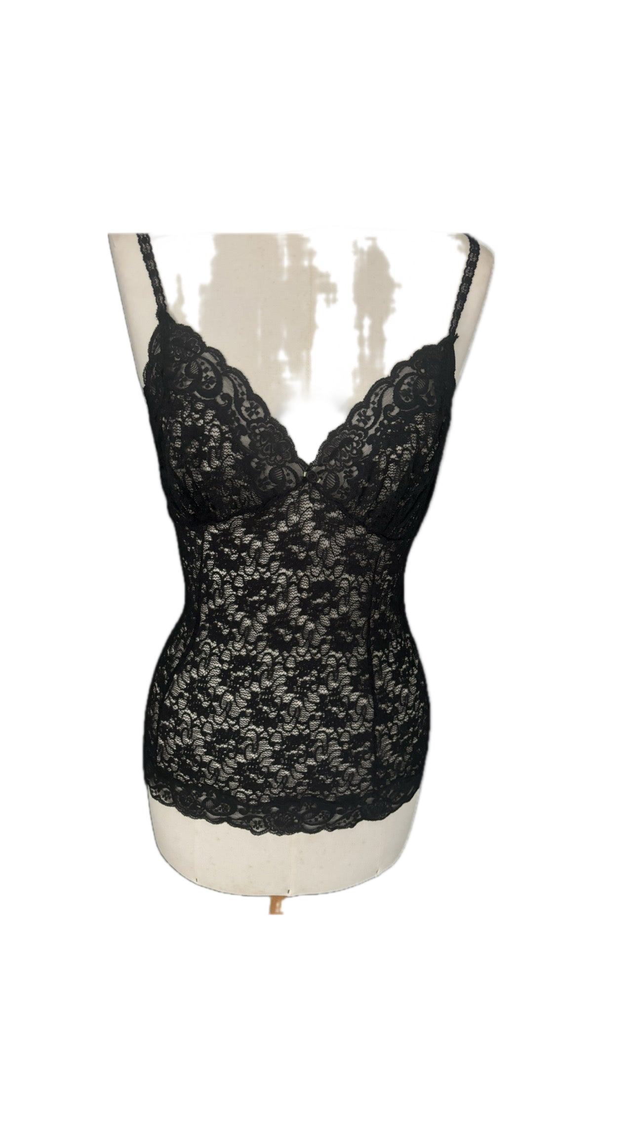 Dolce & Gabbana Vintage 90s Black Lace Top – Size IT 42 (EU M)