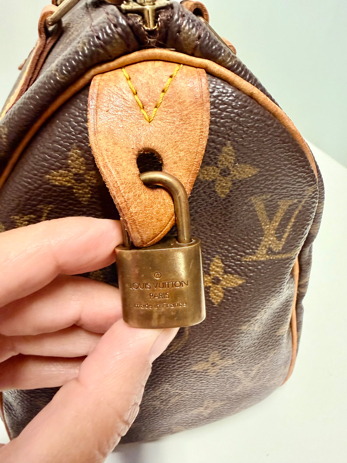 Louis Vuitton Speedy 25 Monogram Vintage 1999 Handbag