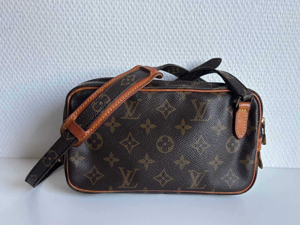 Louis Vuitton Pochette Marly Monogram Vintage 80s Brown Crossbody Bag