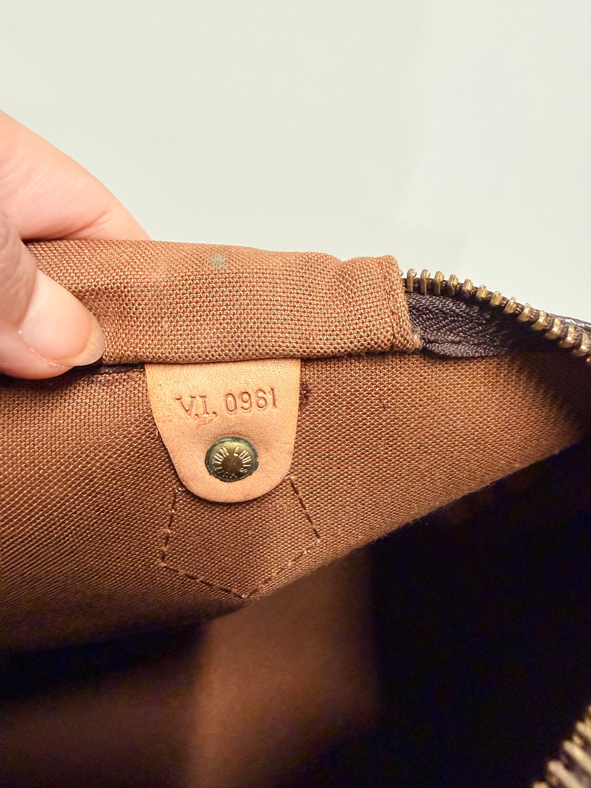 Louis Vuitton Speedy 30 Monogram Vintage 1991 Handbag