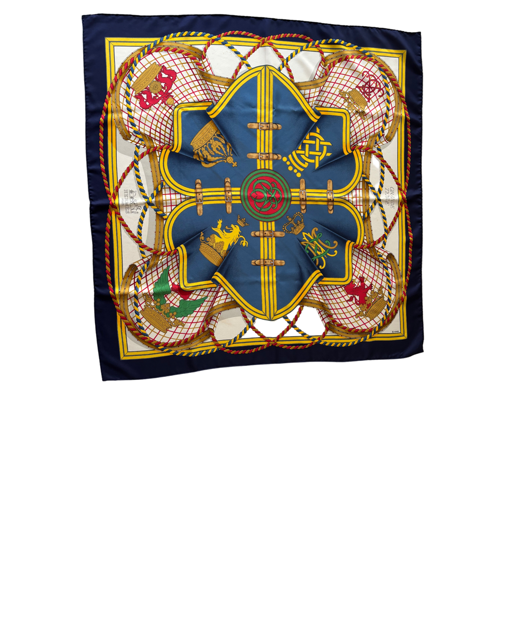 Hermes Vintage Silk Sjaal 90x90cm