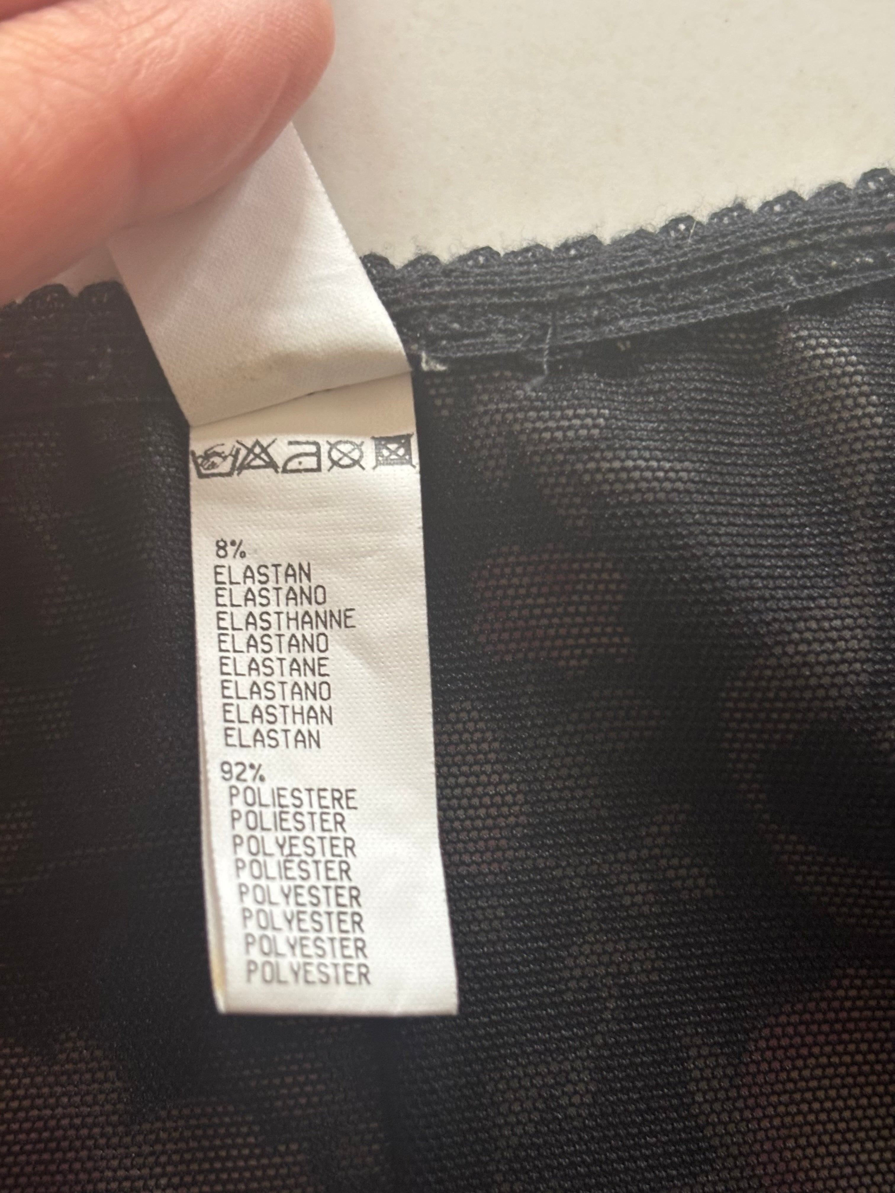 Dolce & Gabbana Vintage 90s Black Floral Corset - Size M