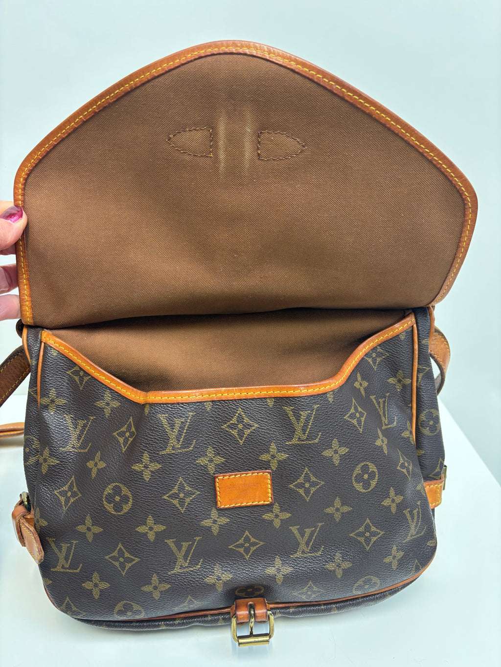 Louis Vuitton Saumur 30 Brown Monogram Crossbody Bag