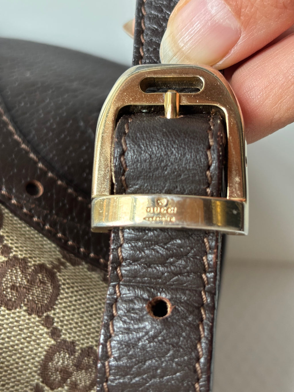 Gucci Vintage 90s Brown Crossbodybag