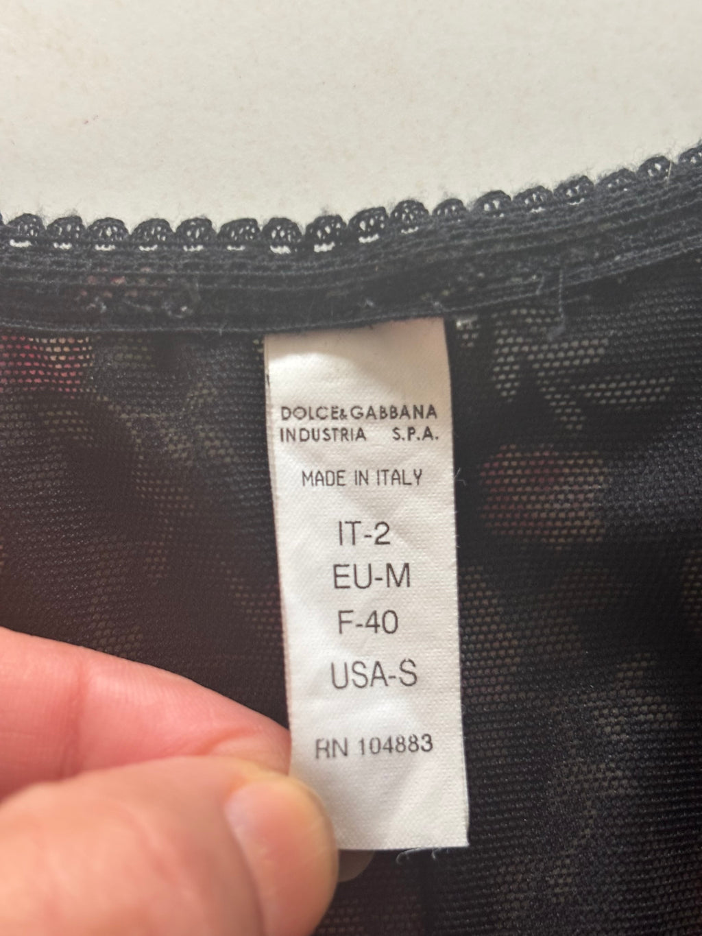 Dolce & Gabbana Vintage 90s Black Floral Corset - Size M