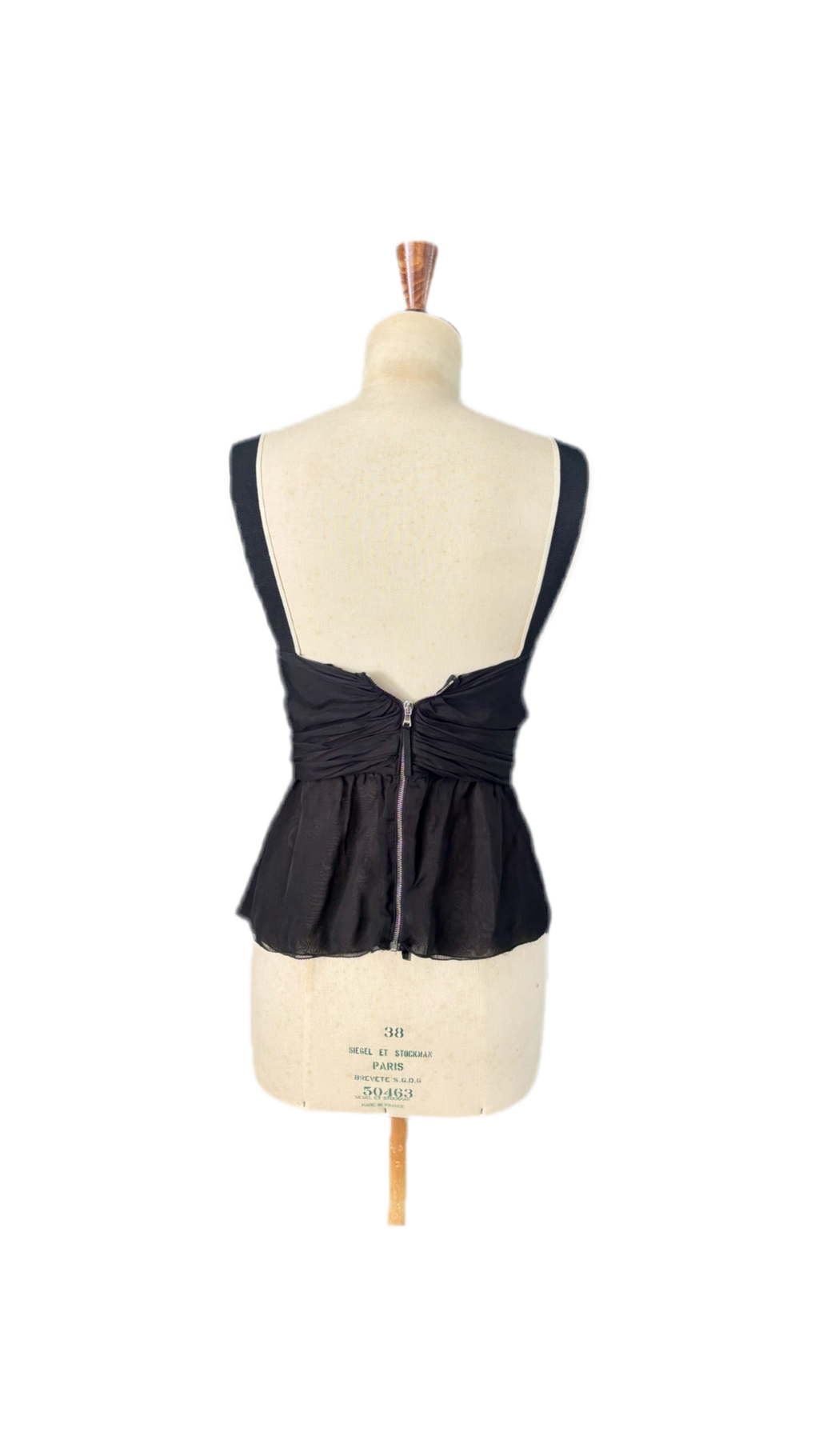 Dolce & Gabbana Black Silk Tailored Top – Size IT 42 / EU S