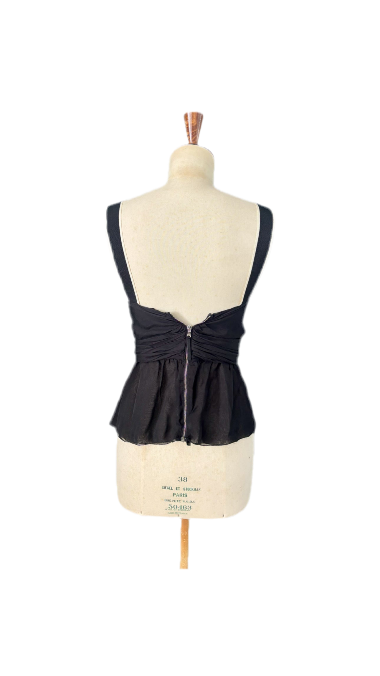 Dolce & Gabbana Black Silk Tailored Top – Size IT 42 / EU S