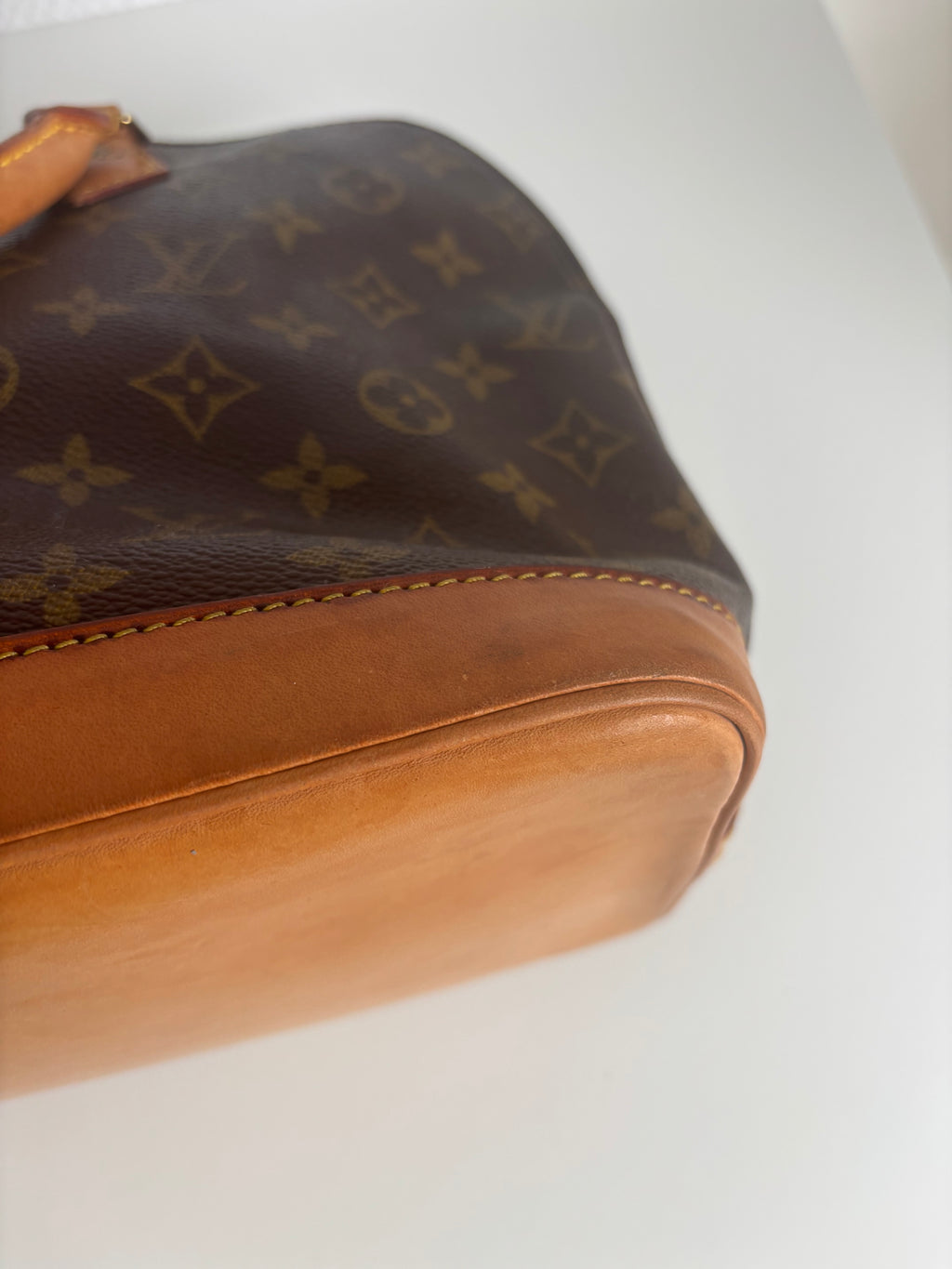 Louis Vuitton Alma PM Monogram Vintage 90s Brown Handbag