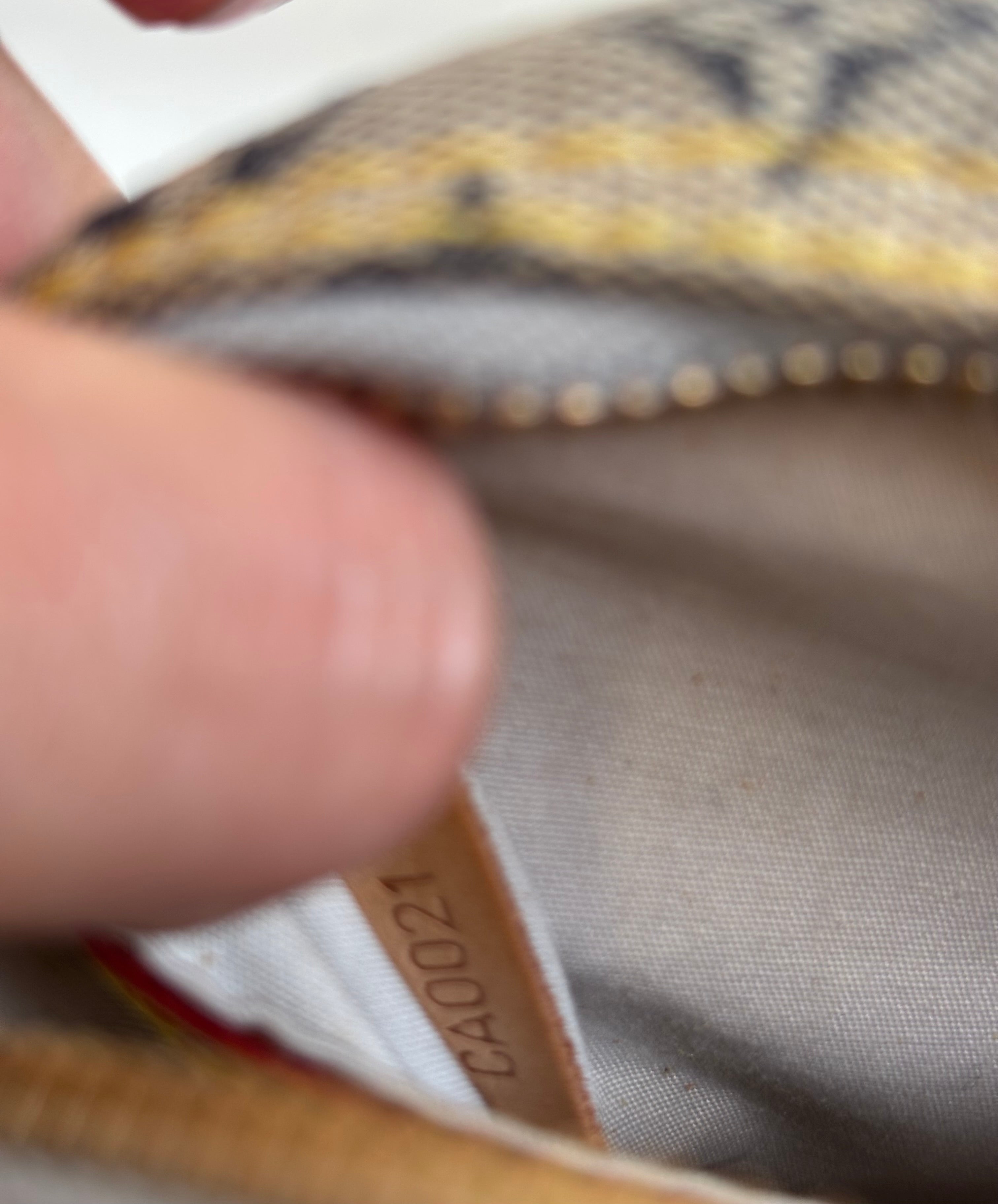 Louis Vuitton Jeanne PM Blue Mini Lin Round Crossbody Bag 2001