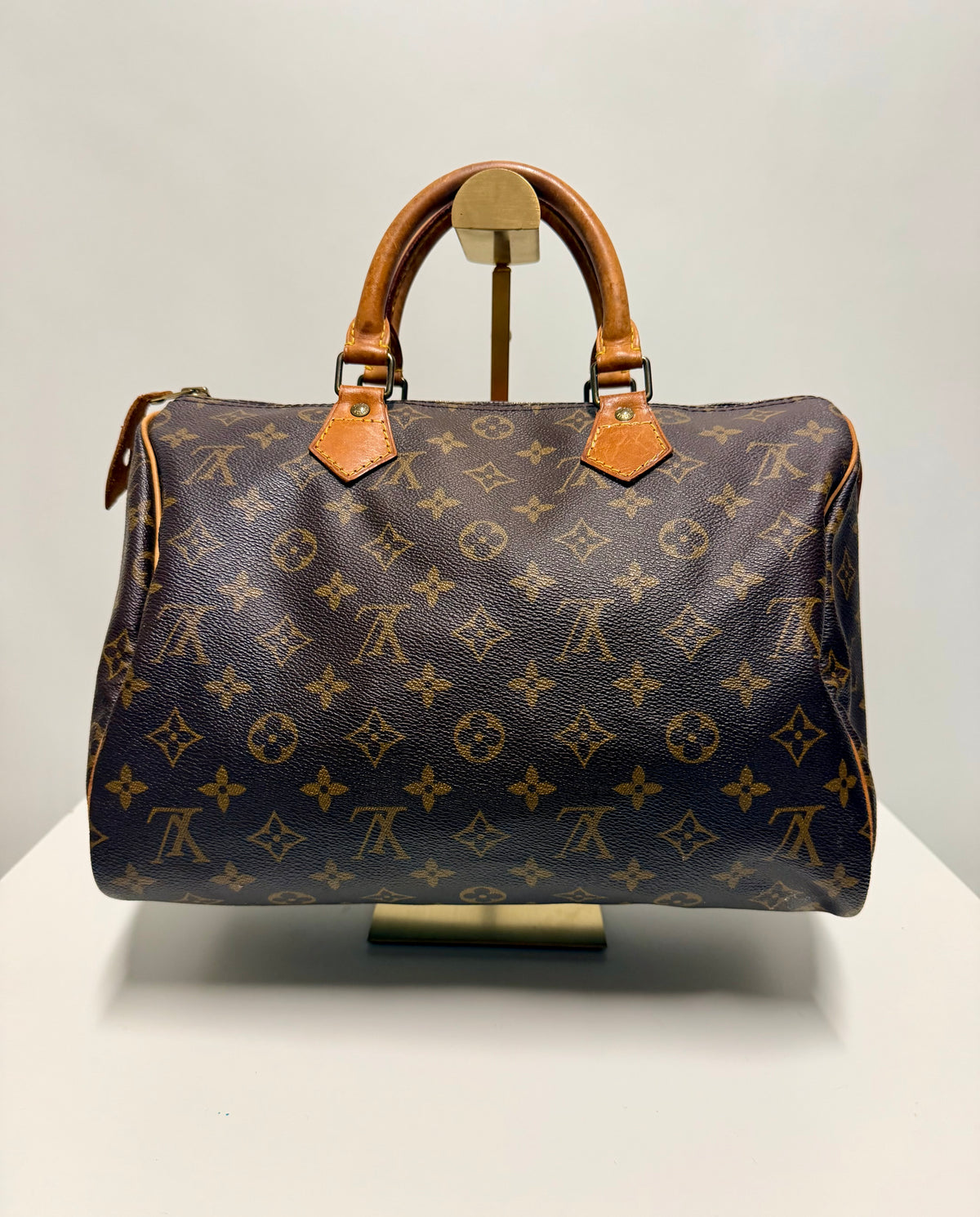 Louis Vuitton Speedy 30 Monogram Vintage 1991 Handbag