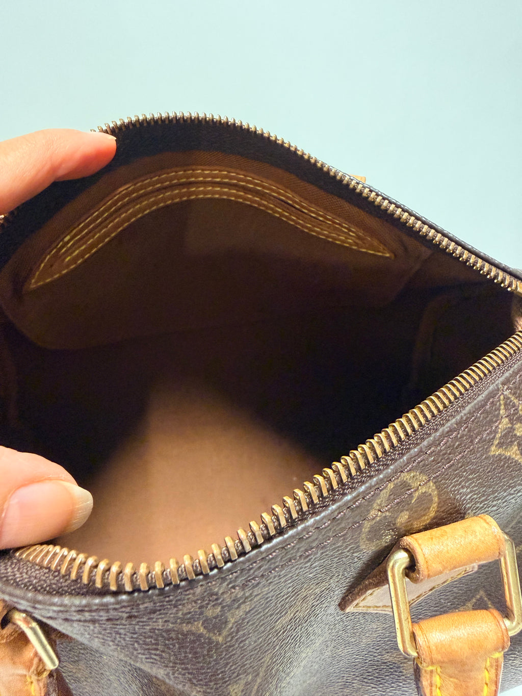 Louis Vuitton Speedy 25 Monogram Vintage 1999 Handbag