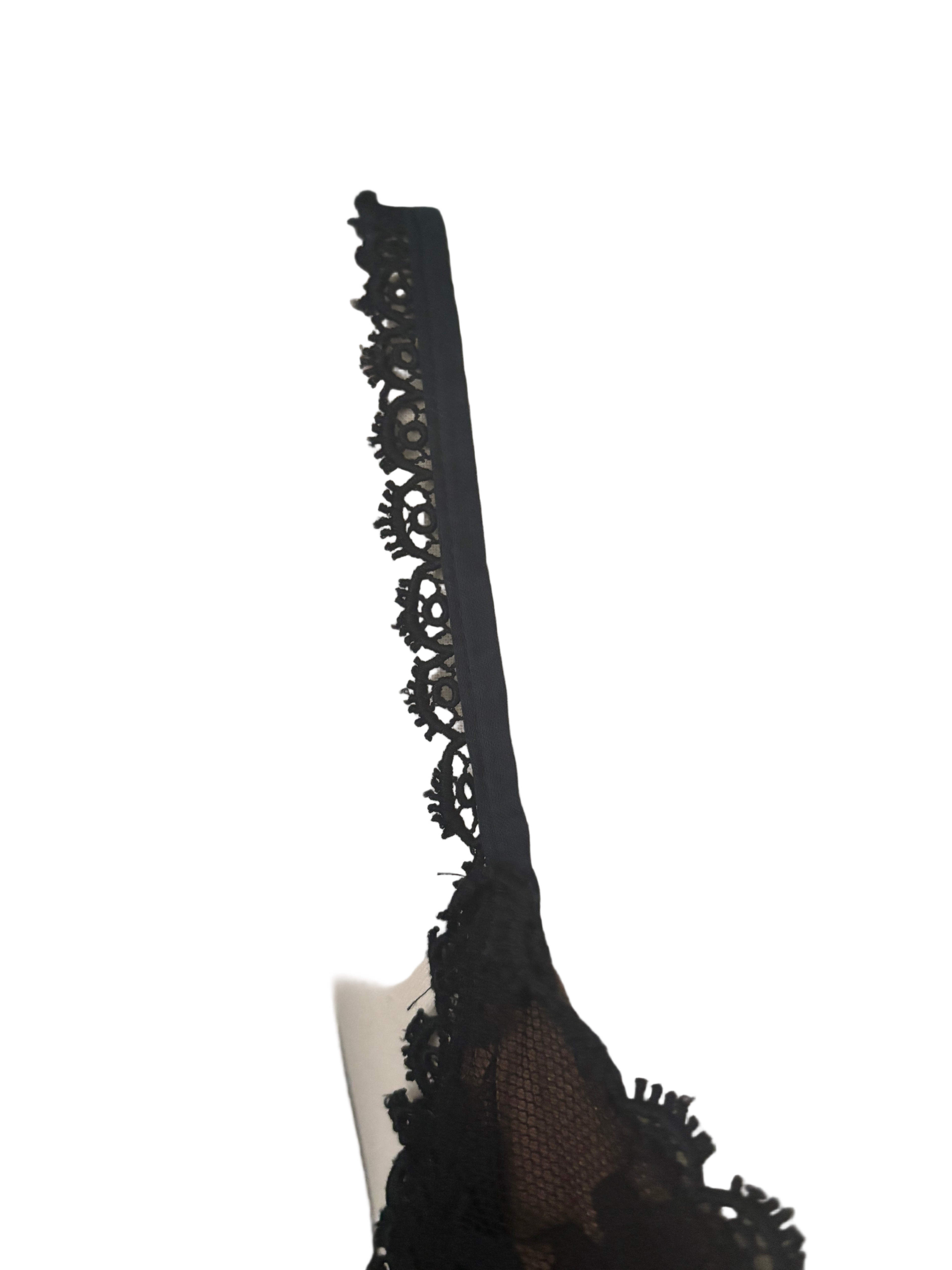 Dolce & Gabbana Black Lace Top – Size IT 44 / EU 38–40