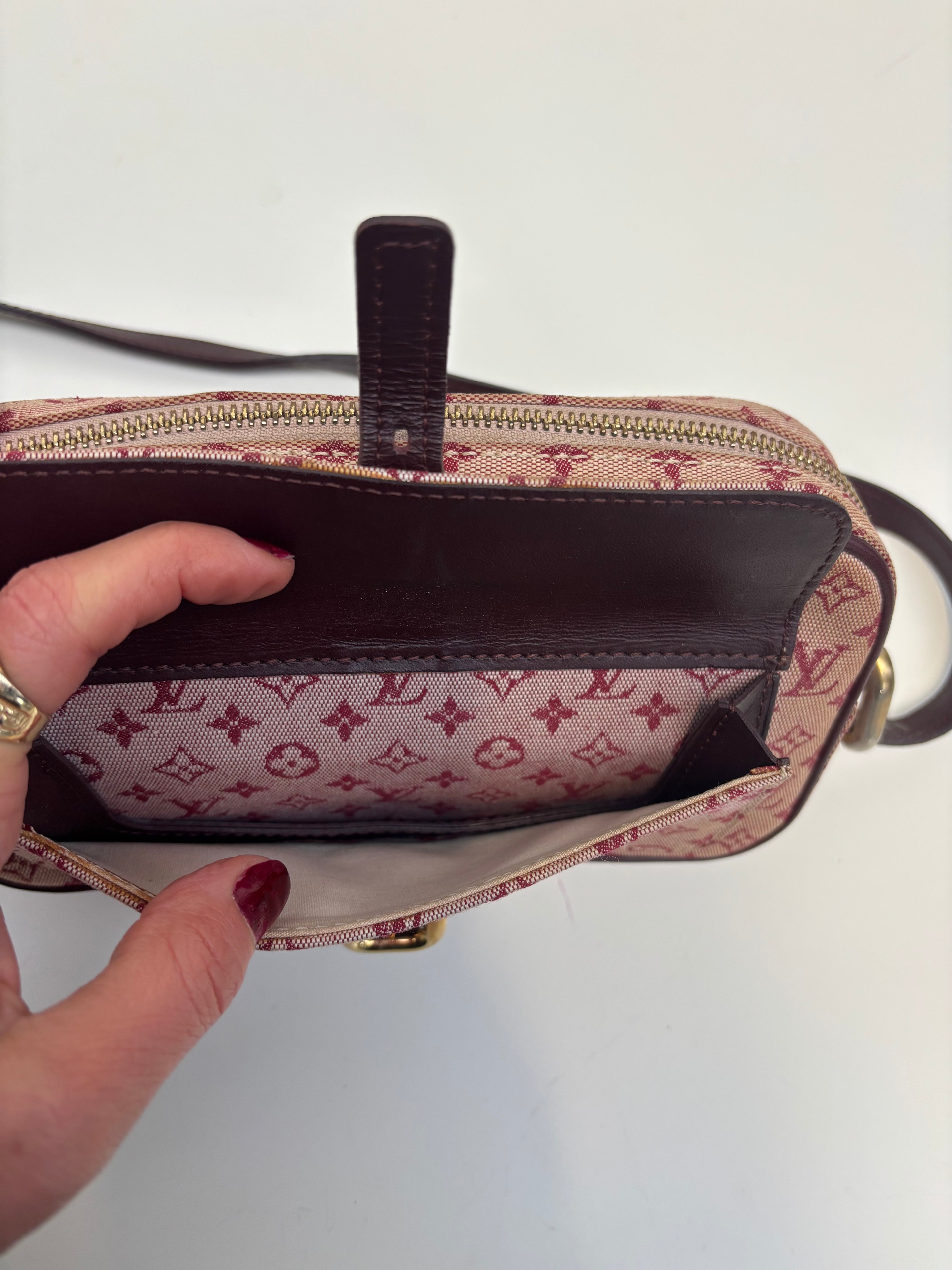 Louis Vuitton Juliette MM Bordeaux Monogram Crossbody Bag