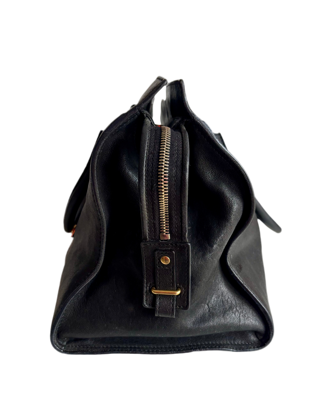 Saint Laurent Chyc Black Leather Handbag