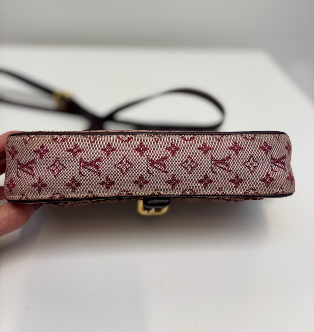 Louis Vuitton Juliette MM Bordeaux Monogram Crossbody Bag