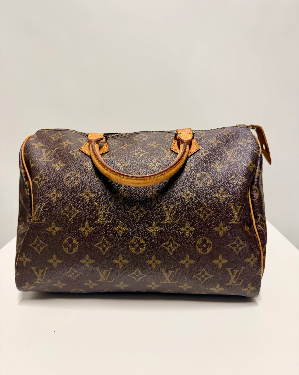 Louis Vuitton Speedy 30 Monogram Vintage 1991 Handbag