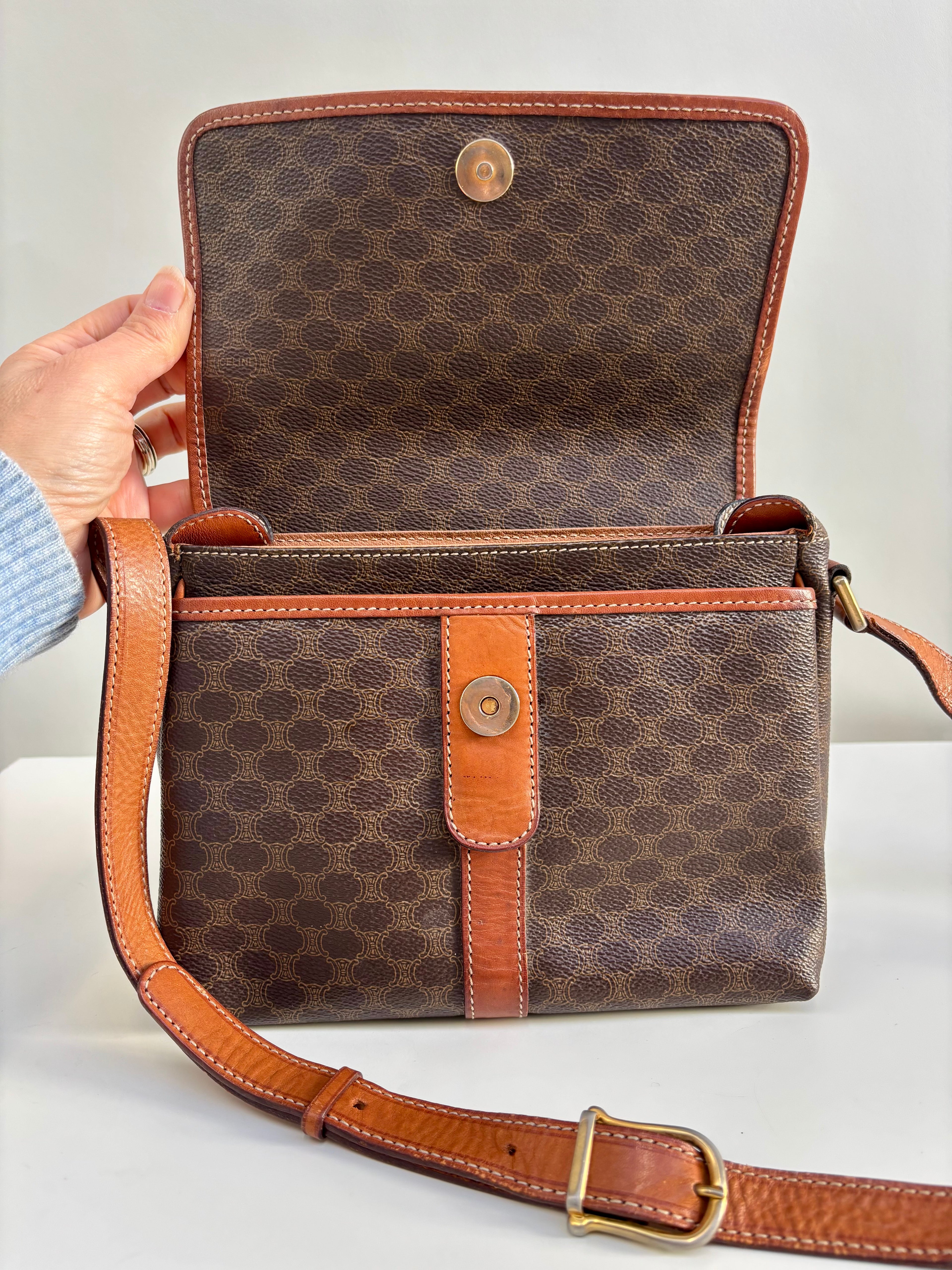 Celine Vintage 90’s Brown Crossbodybag