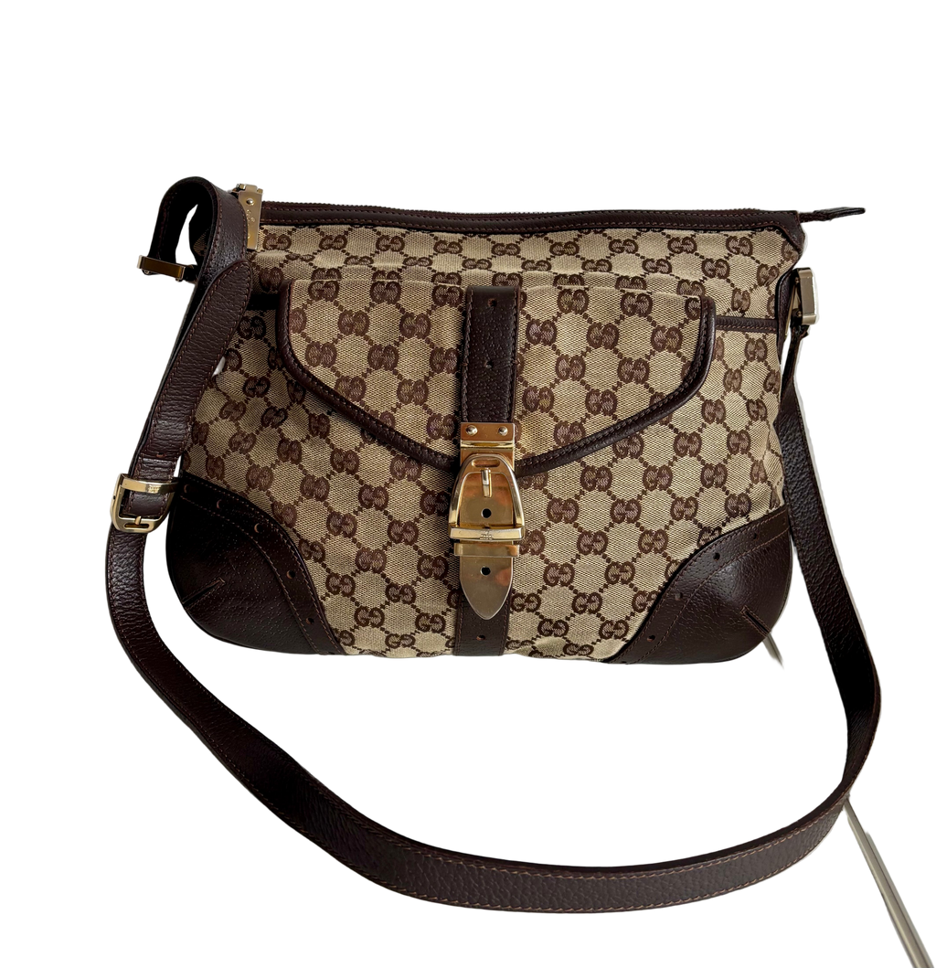 Gucci Vintage 90s Brown Crossbodybag