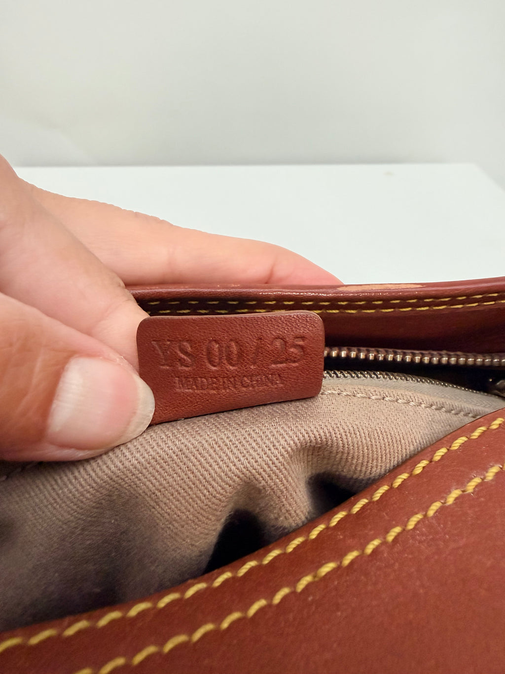 Céline Macadam Baguette Shoulder Bag Brown Canvas Leather Vintage 90s
