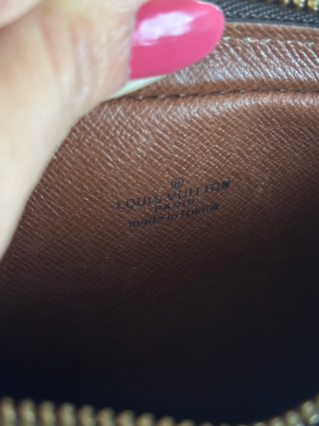 Louis Vuitton Pochette Marly Monogram Vintage 80s Brown Crossbody Bag