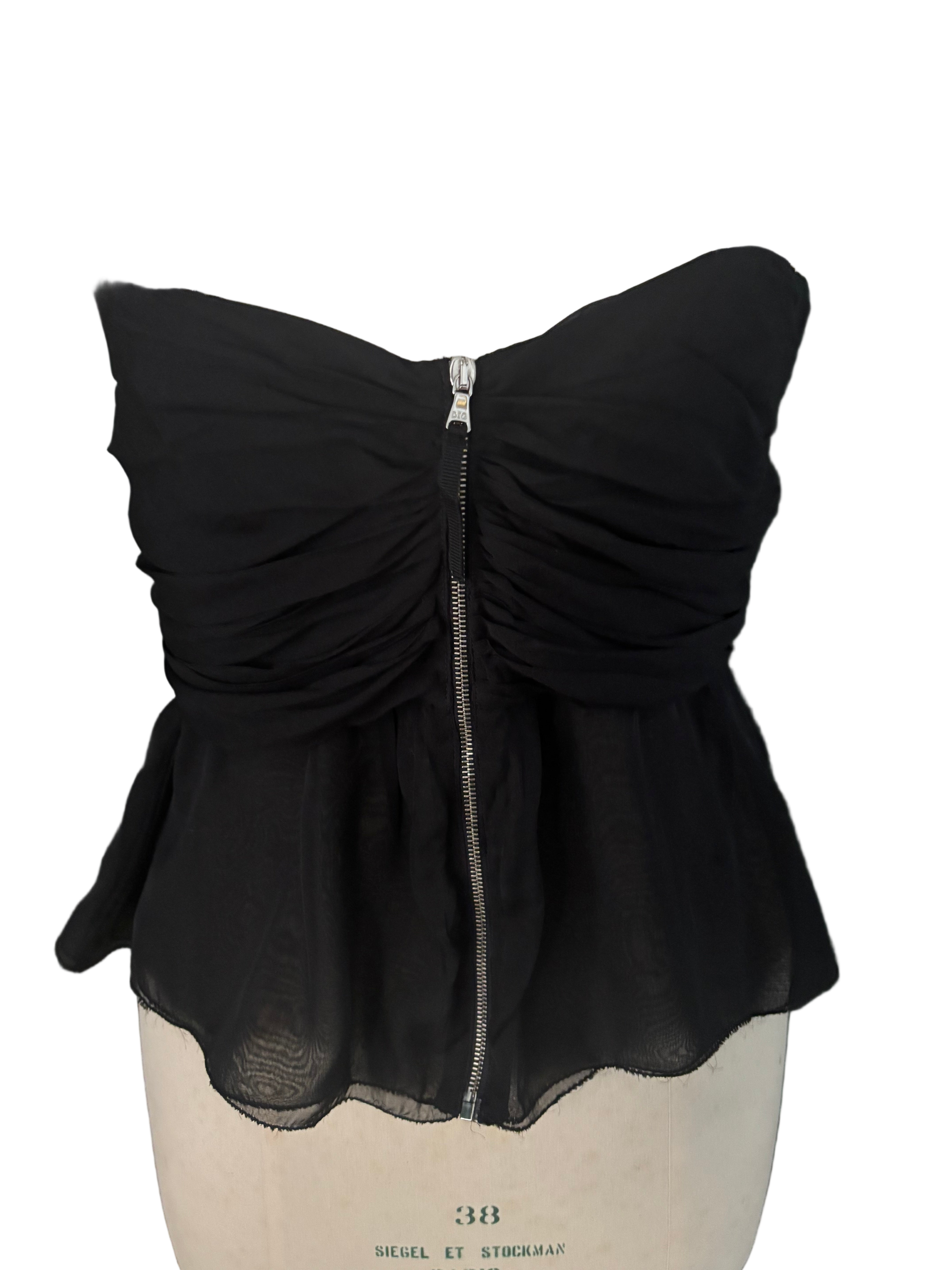 Dolce & Gabbana Tailored Silk Top - Size IT44/ EU M