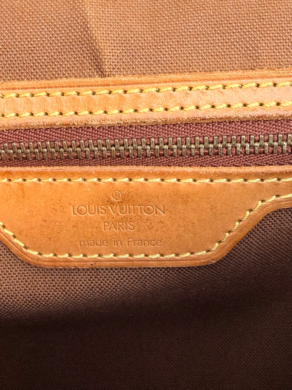Louis Vuitton Gibecière MM Brown Monogram Crossbody Bag
