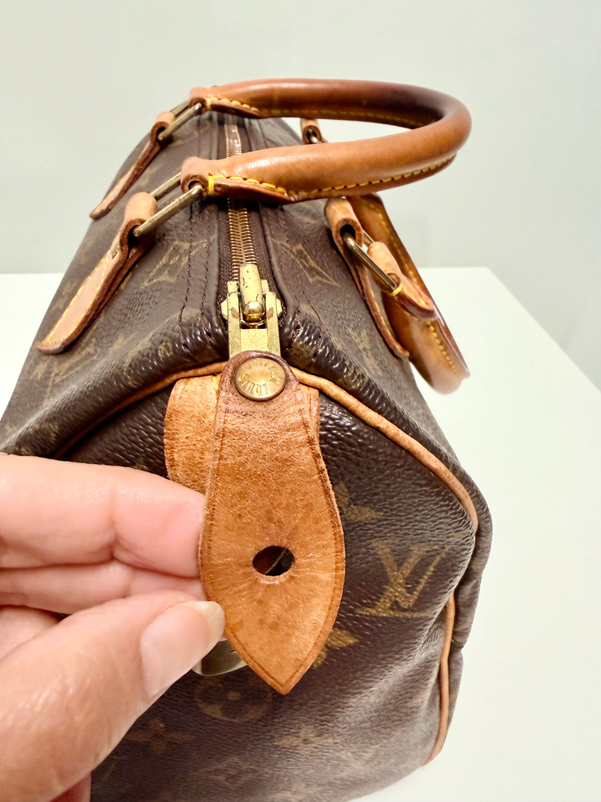Louis Vuitton Speedy 25 Monogram Vintage 1999 Handbag