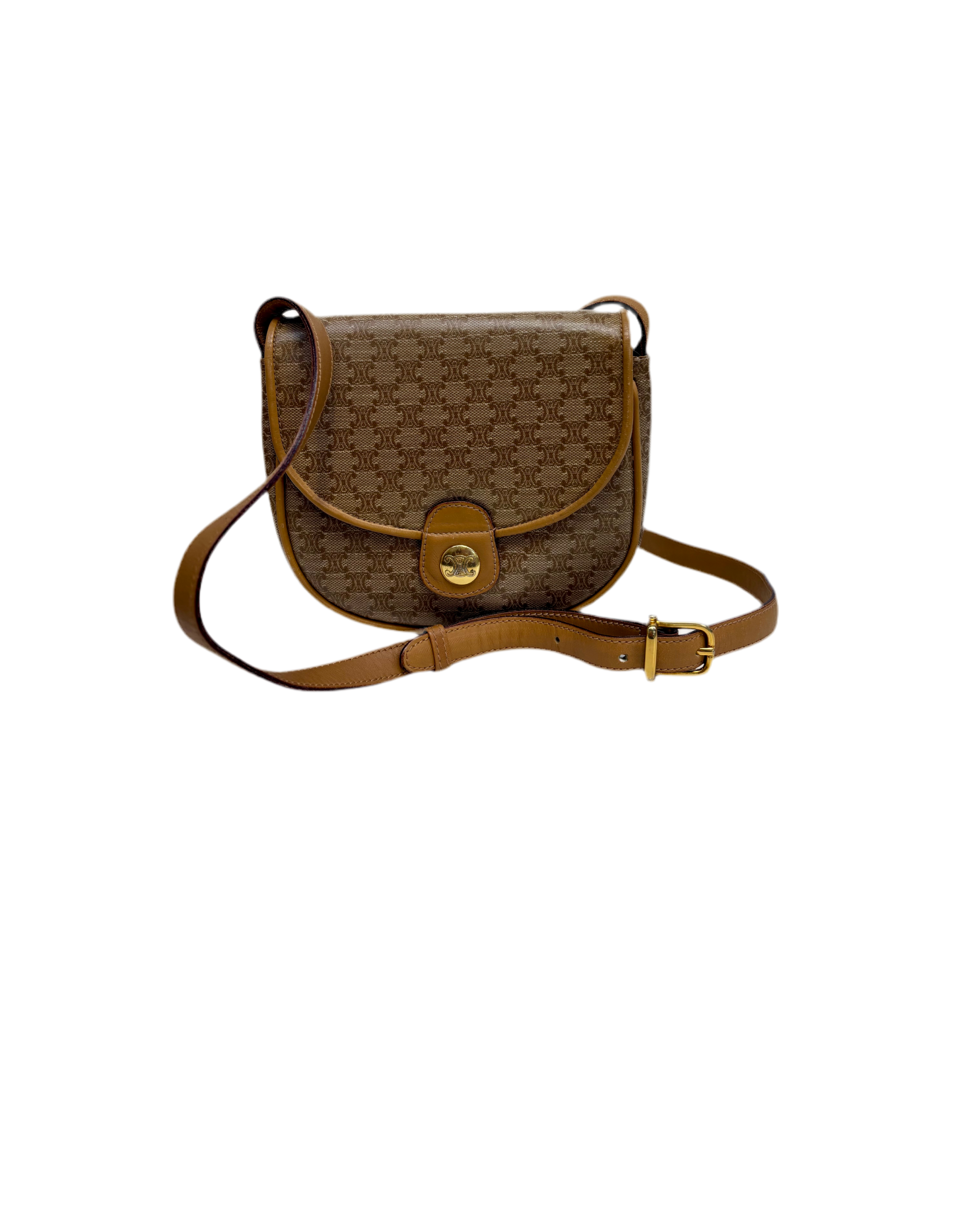 Celine Vintage 90,s Beige Crossbody Bag