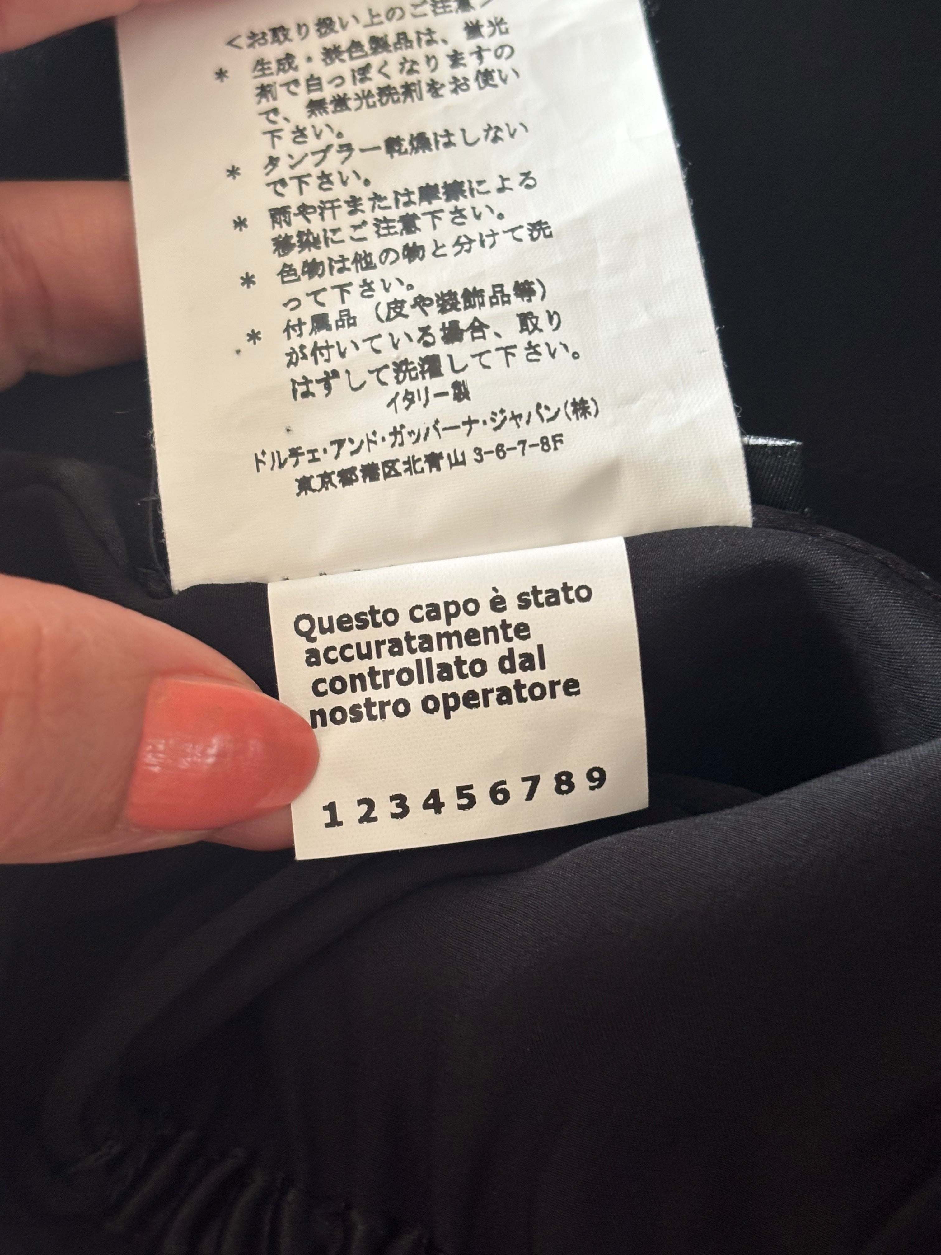 Dolce & Gabbana Silk-Blend Top with Waist Tie – Size IT 44 (EU M)