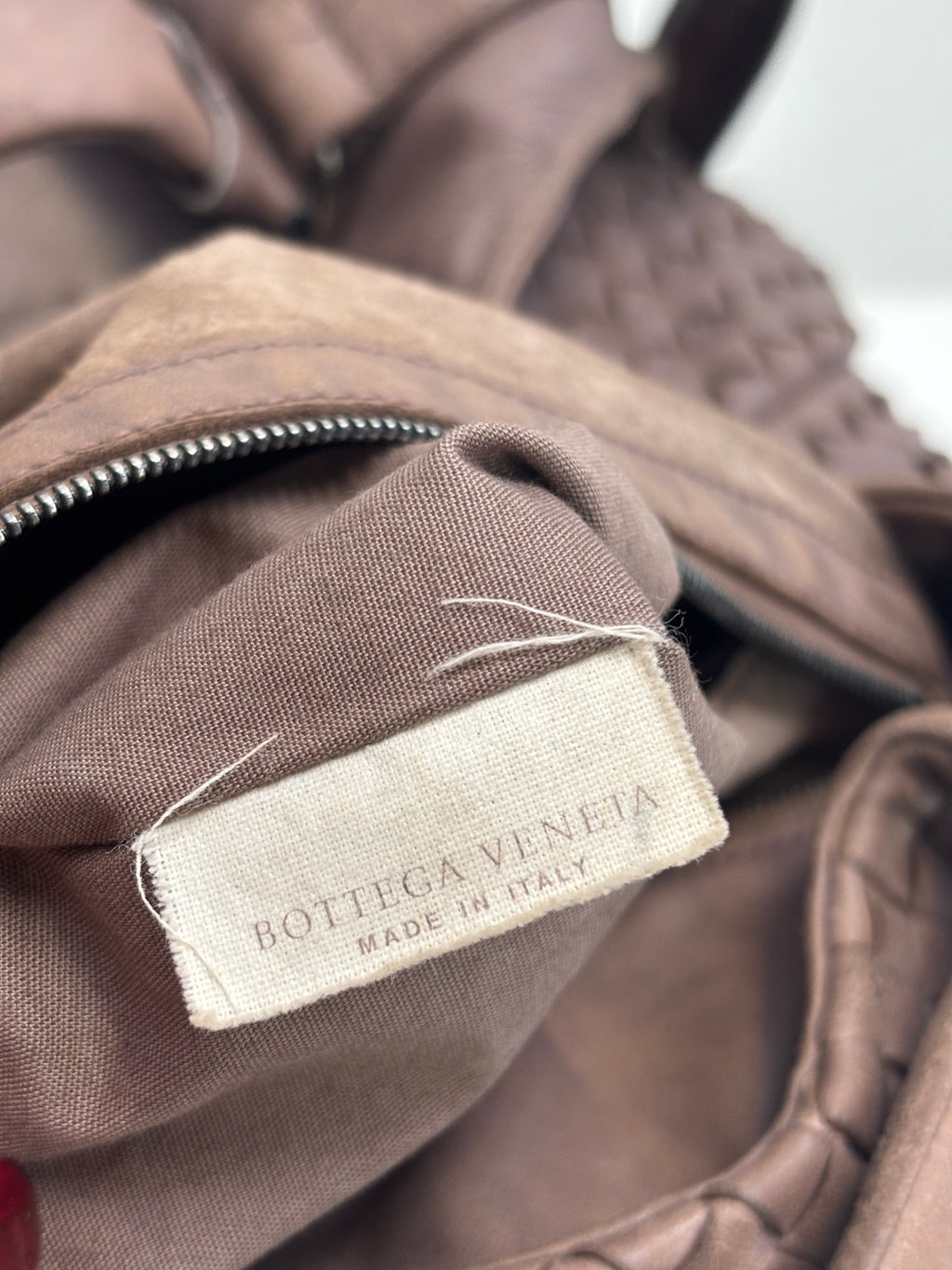 Bottega Veneta Hobo Bag Light Brown Leather