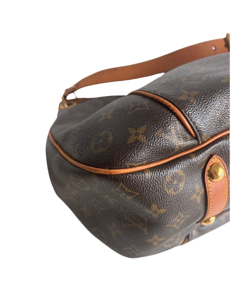 Louis Vuitton Galliera Monogram PM Brown Shoulder Bag