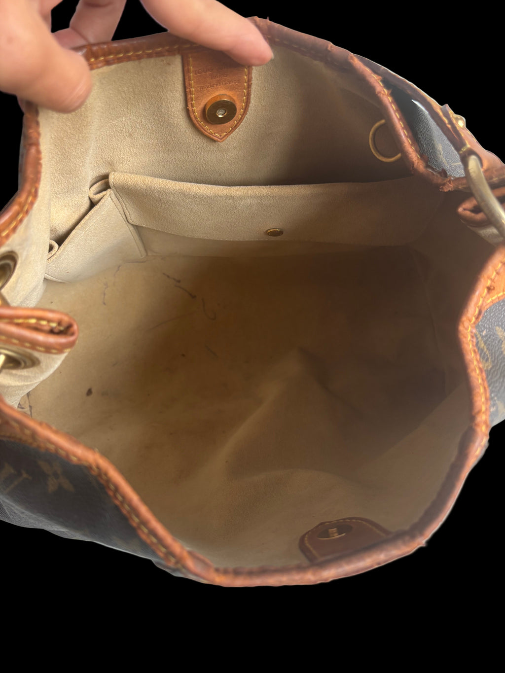 Louis Vuitton Galliera Monogram PM Brown Shoulder Bag