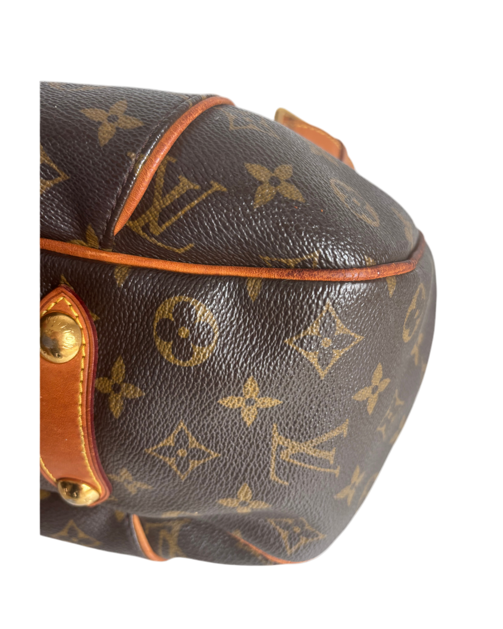 Louis Vuitton Galliera Monogram PM Brown Shoulder Bag
