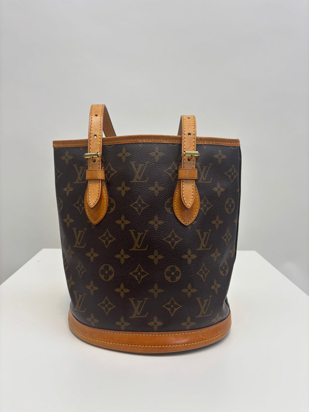 Louis Vuitton Tote Bag Bucket PM Brown Monogram