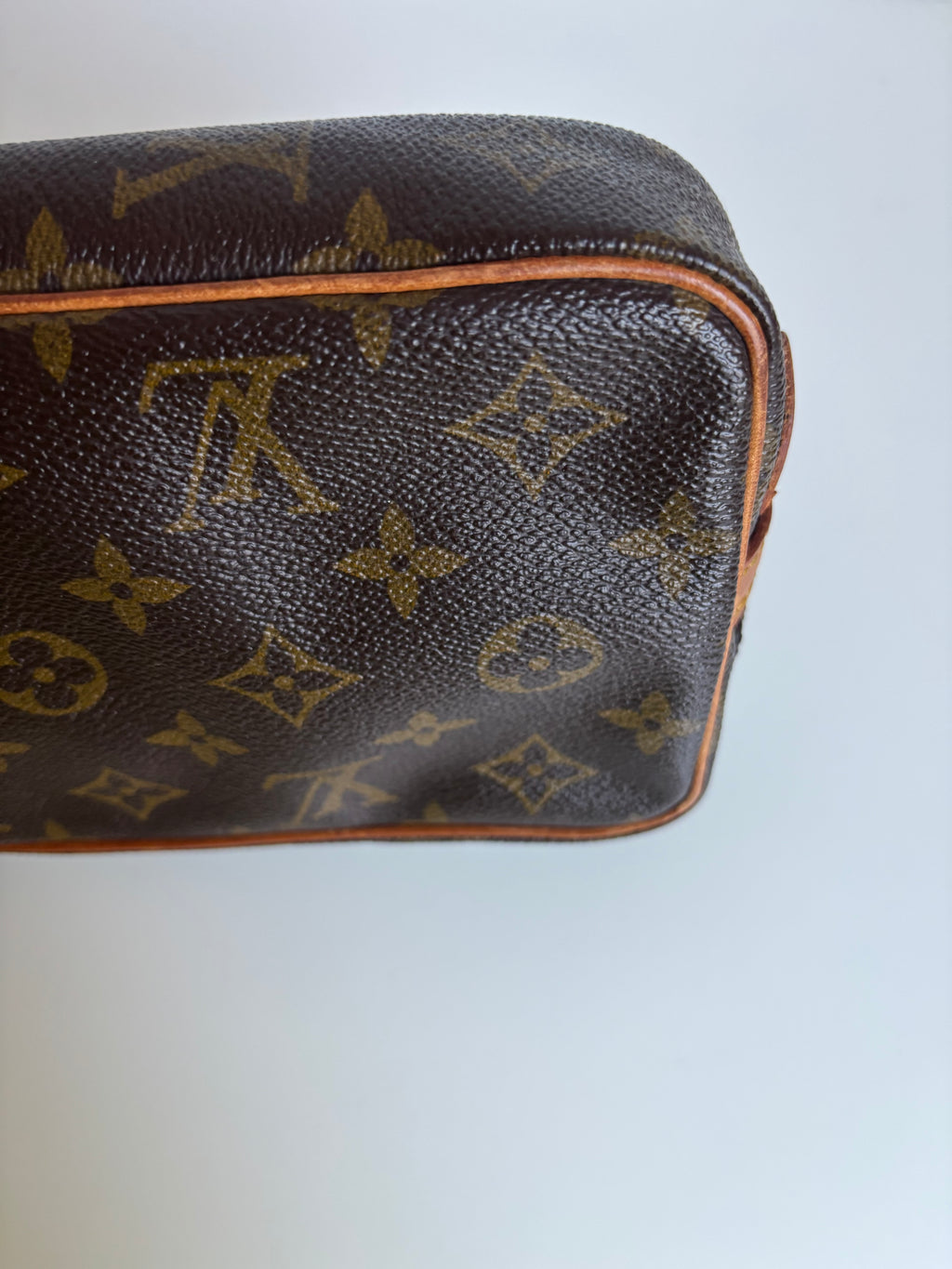 Louis Vuitton Pochette Marly Monogram Vintage 80s Brown Crossbody Bag
