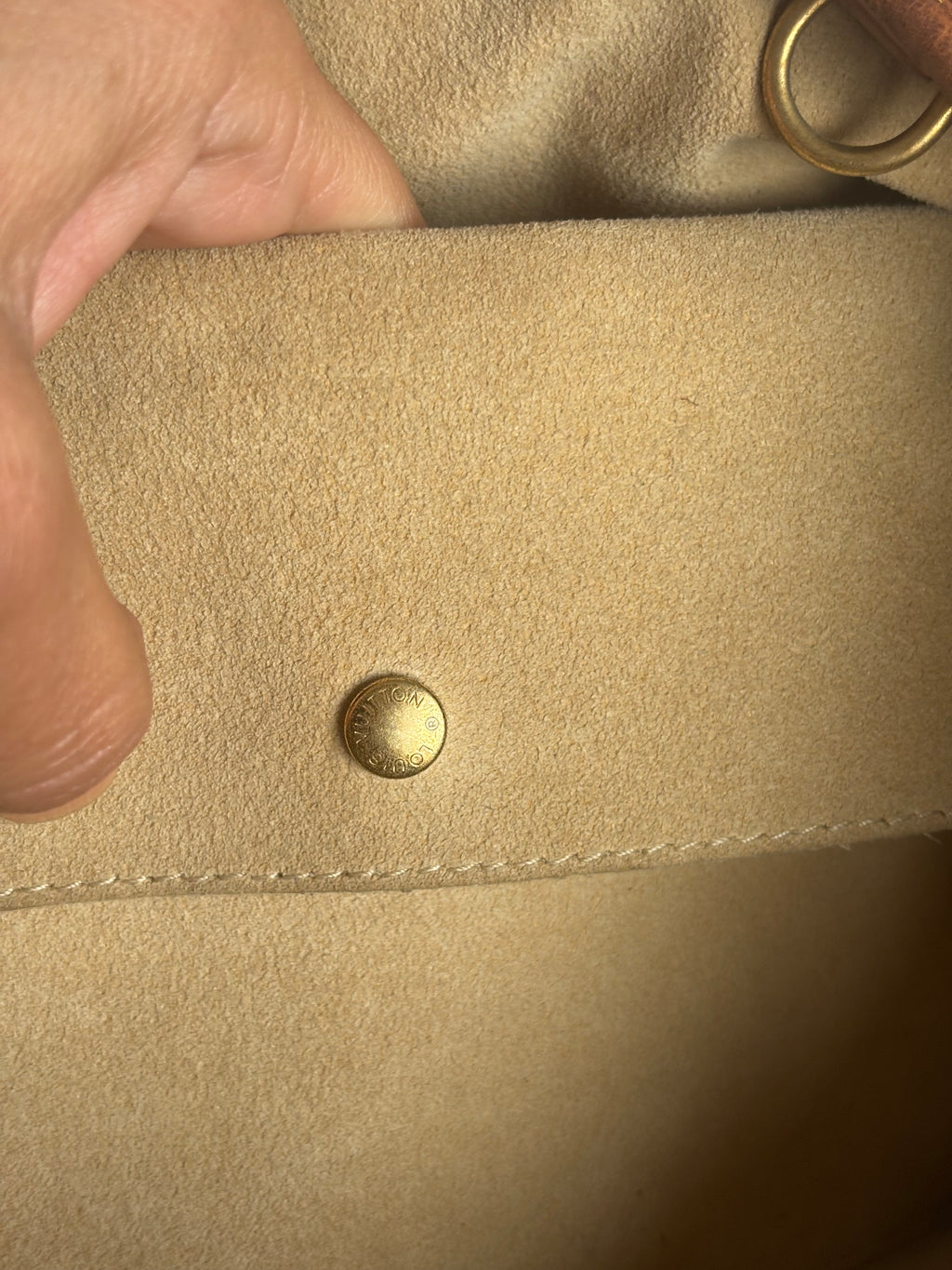 Louis Vuitton Galliera Monogram PM Brown Shoulder Bag