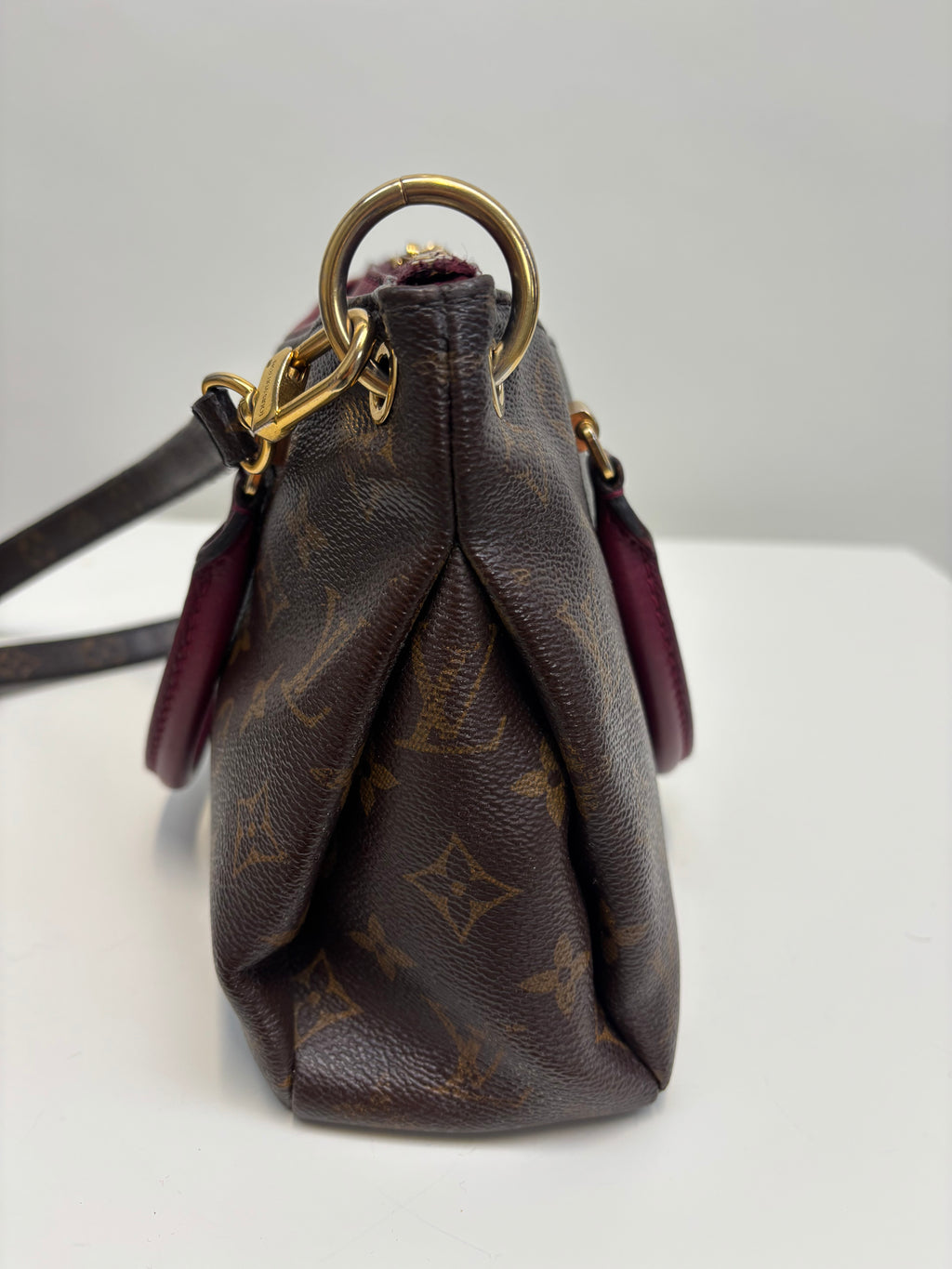 Louis Vuitton Pallas BB Burgundy/ Brown Monogram Crossbody Bag