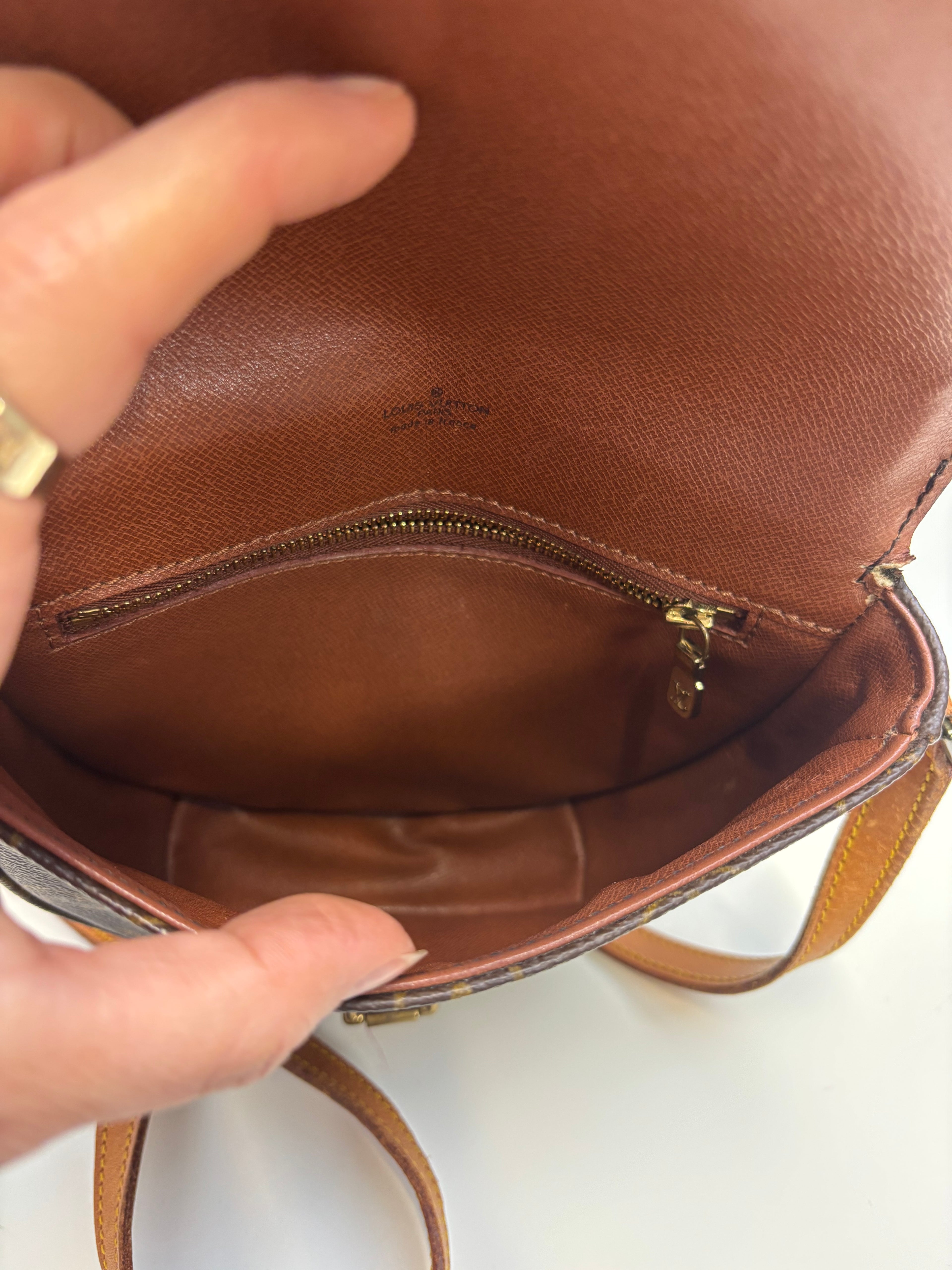 Louis Vuitton Chantilly PM Monogram Crossbody Bag 1988 Vintage Made in France